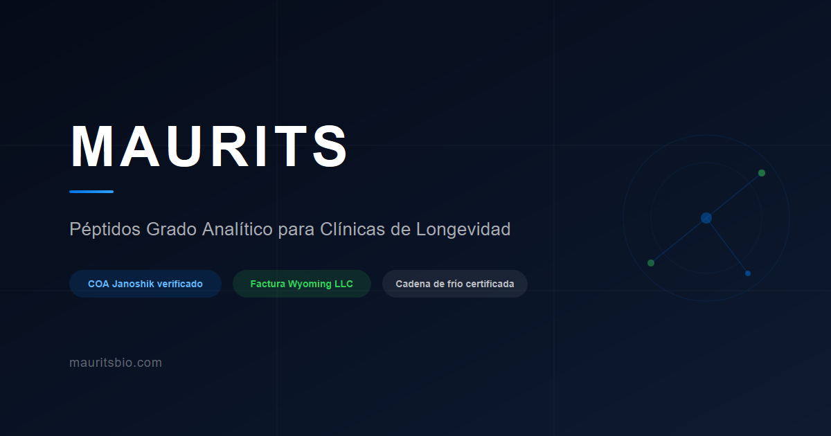 MAURITS — Péptidos RUO con Documentación Analítica para Profesionales ...